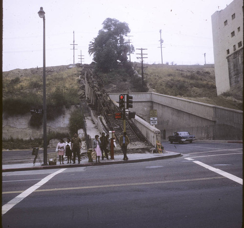 Angels Flight gone with the wind and Bunker Hill rebuilding