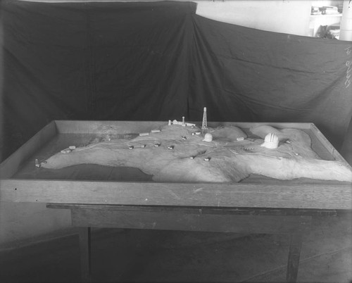 First model of Mount Wilson Observatory under construction