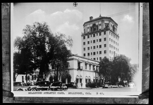 Hollywood Athletic Club, Hollywood, Cal