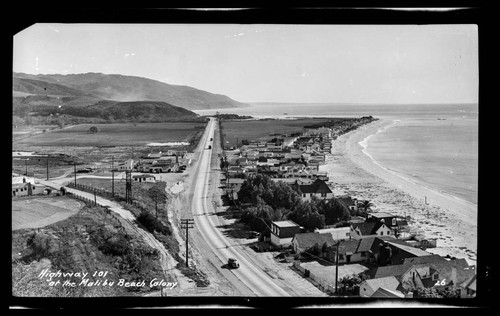 Highway 101 at the Malibu Beach Colony