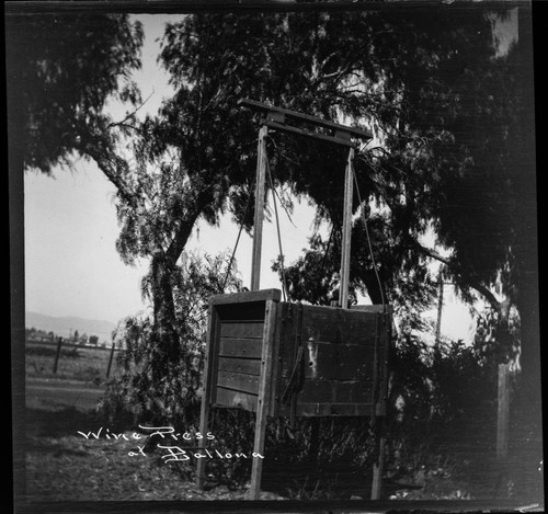 Wine Press at Ballona