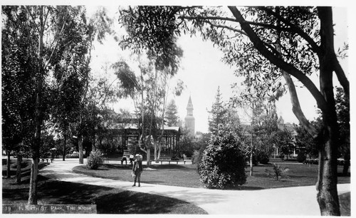 Pershing Square West from Hill Street