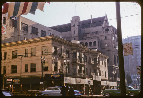 Old building at 6th and Hope Streets