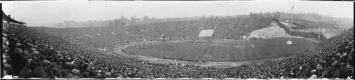 Rose Bowl Game, Notre Dame University and Stanford University, Rose Bowl Stadium, Pasadena. January 1, 1925