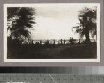 Couple sitting on bench at Palisades Park, Santa Monica