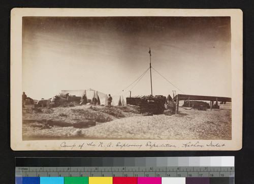 Camp of the N.A. Exploring Expedition, Hotham Inlet