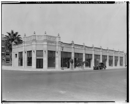 Empty store building, 951 East Green, Pasadena. 1928