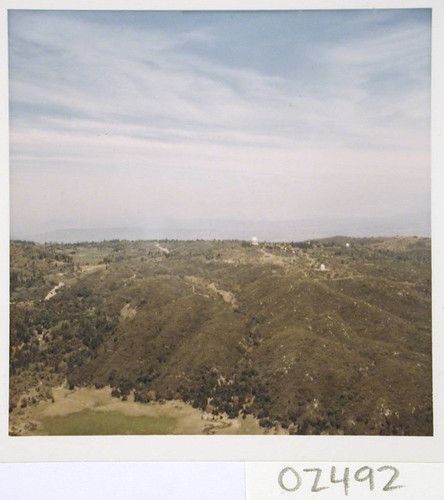 Color aerial view of Palomar Observatory