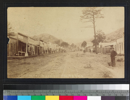 West Main St. Kingston, Lander County, Nevada. About twenty-five miles from Austin. Ghost town. Flourished from about 1864 to 1869