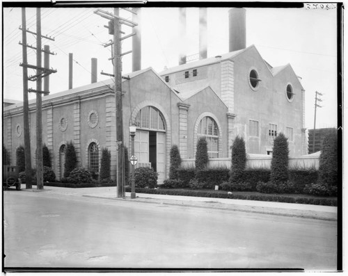 Municipal Power Plant, 44 East Glenarm, Pasadena. 1928