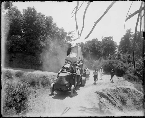 Transport of 100-inch mirror to Mount Wilson Observatory