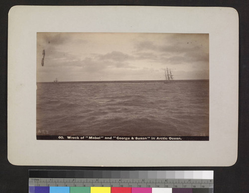 Wreck of "Mabel" and "George & Susan" in Arctic Ocean