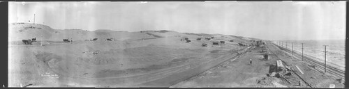 Grading land, Palisades del Rey, Los Angeles. July 19, 1925