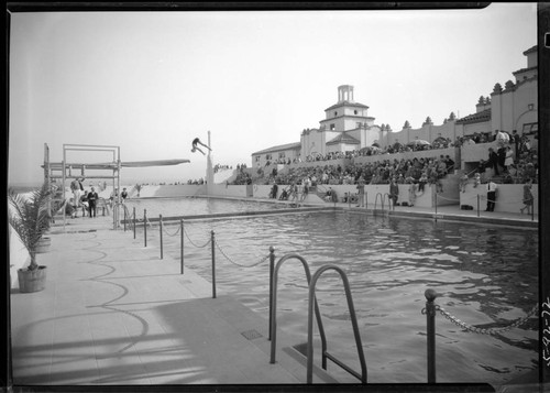 Opening of pool, Norco. 1928