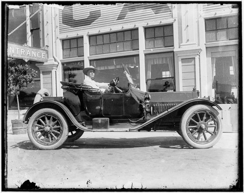 Unidentified man in car