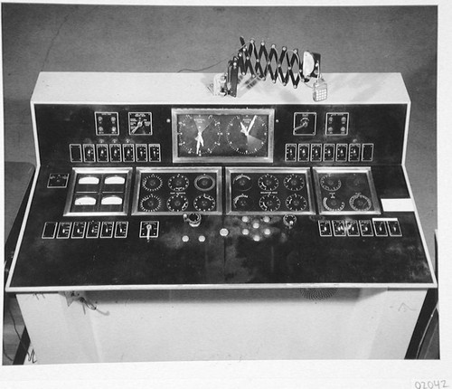 Control desk for the 200-inch telescope, Palomar Observatory