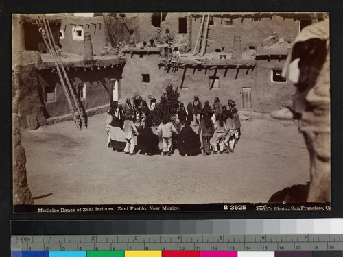 Medicine Dance of Zuni Indians, Zuni Pueblo, New Mexico