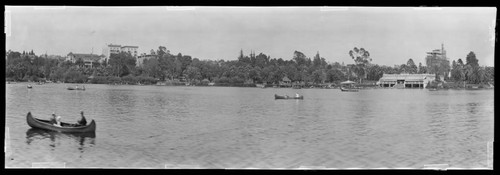 Westlake (now MacArthur) Park, Los Angeles. 1924