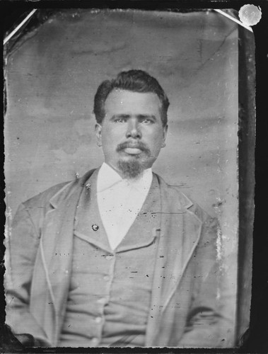 Rev. Daniel Perryman (Creek). Supreme Judge of Nation and Baptist preacher, well-educated