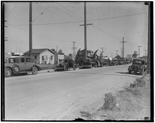 Street scene in Los Angeles, California