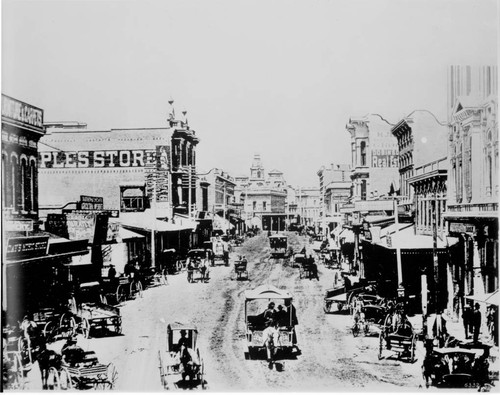 Spring Street looking North from First