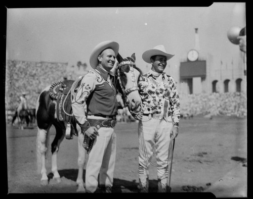 Gene Autry at the Sheriff's Rodeo, L.A. Coliseum