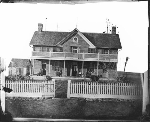 Residence of Smith Paul. Paul's Valley, Indian Territory