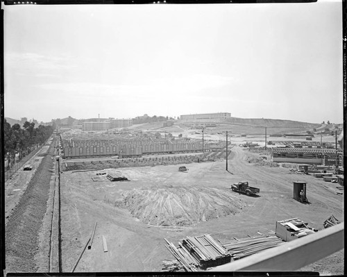 U.S. Naval Hospital under construction, Norco. 1943