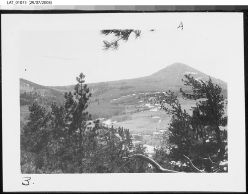 "No. 1 A-B showing amount of snow" at Vermejo Ranch