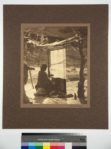 Navaho Weaver. Canyon de Chelly