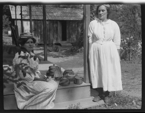 Elizabeth Hickox and daughter Louise - Karok