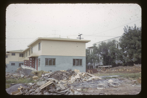 Tumbled buildings