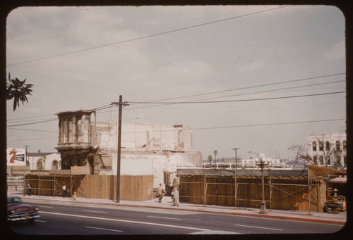 North Main Street at the 101 Freeway, Union Station in the background