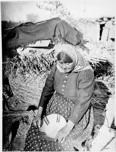 Chemehuevi Indian Basket Maker