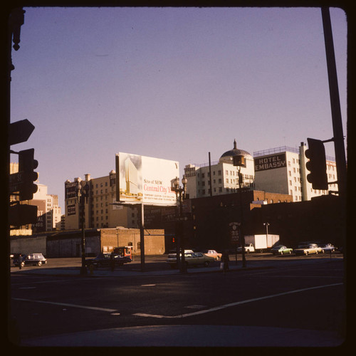 Site of the new YMCA building