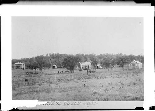 Wichita Baptist Mission. First Baptist Mission building, W. Oklahoma