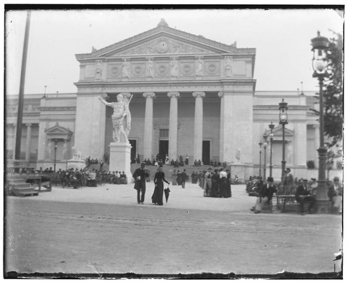 North porch of the Palace of Fine Arts, World's Columbian Exposition, Chicago