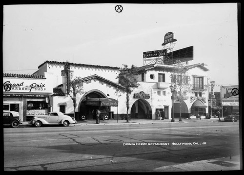 Brown Derby Restaurant, Hollywood, Cal