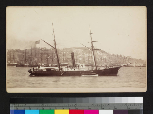 U.S. Revenue Cutter "Corwin" at San Francisco ready to leave for Alaska