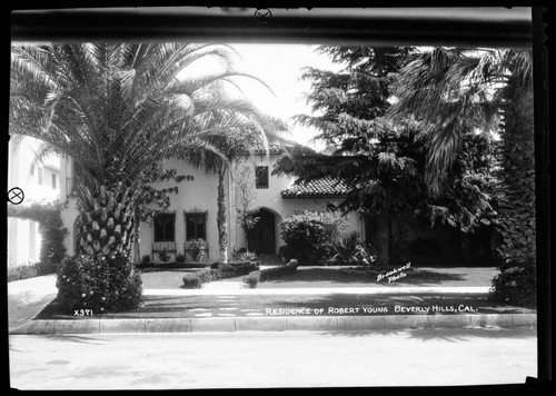 Residence of Robert Young, Beverly Hills, Cal