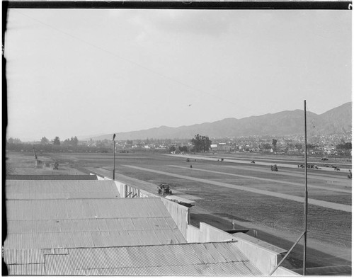 Grand Central Air Terminal under construction, Glendale. 1929