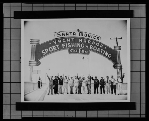 Santa Monica Pier sign