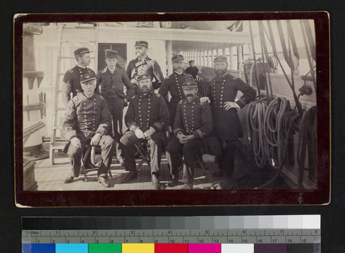 Officers probably aboard the "Richard Rush"