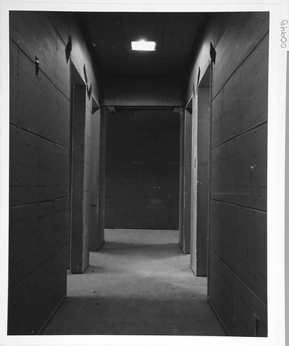 Interior corridor in a new house on Mount Wilson