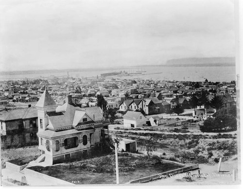 Panorama of San Diego from Hotel Florence