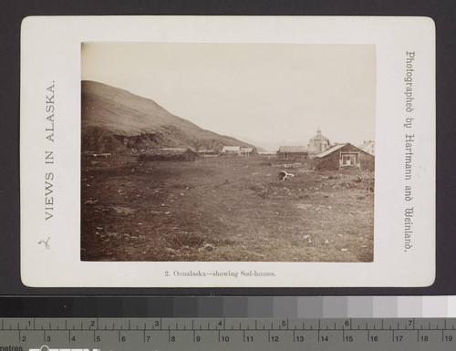 3. Ounalaska--showing Sod-houses