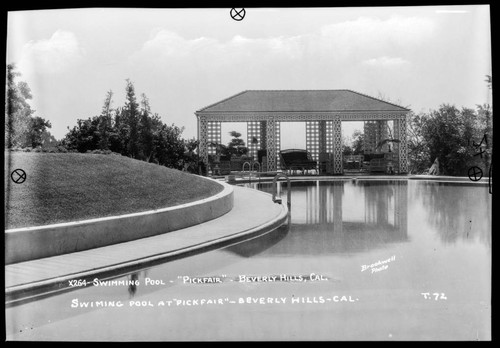 Swimming Pool, "Pickfair," Beverly Hills, Calif