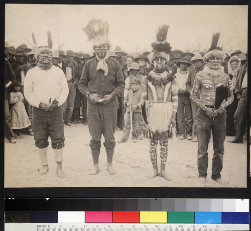 Last War Dance of Paiutes at Schurz Reservation. Government will throw reserve open August 19, 1906