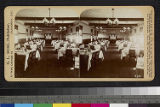 Harvey's Hotel, Ash Fork, Arizona. View of Dining Room