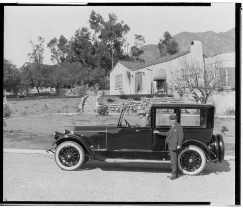 Pierce Arrow Series 33 brougham automobile. 1924